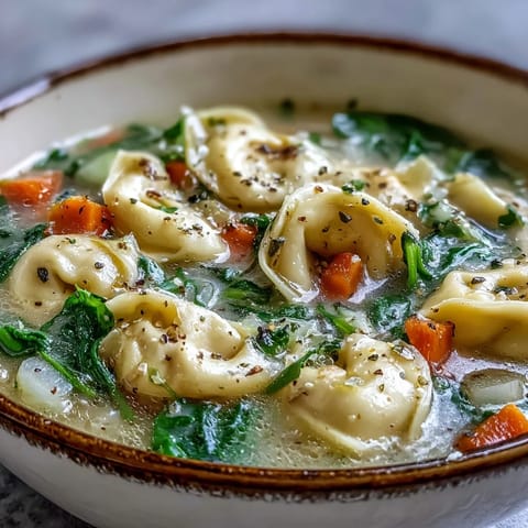 Easy Tortellini Soup Chicken Broth