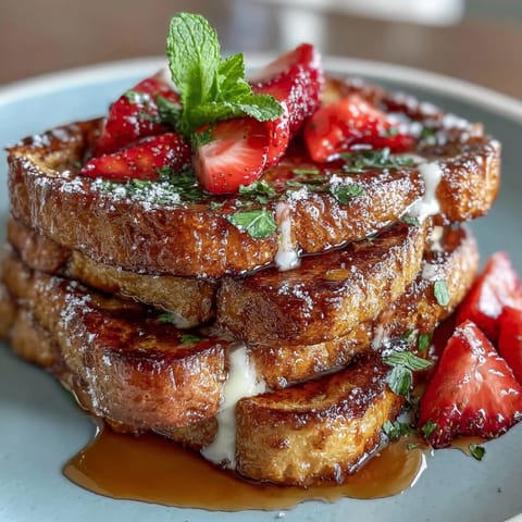 Spring Brunch Strawberry Toast