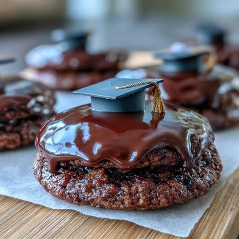 Easy Graduation Cap Cookies