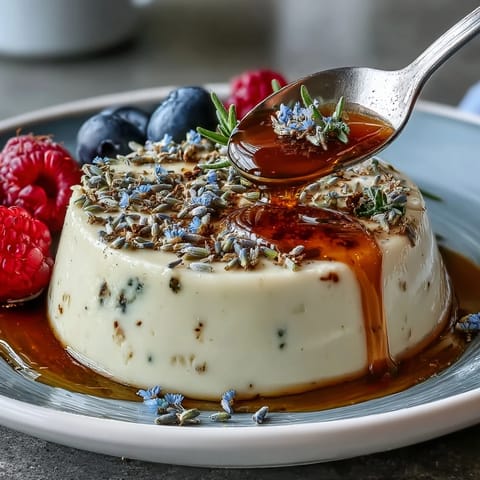 Honey Lavender Panna Cotta