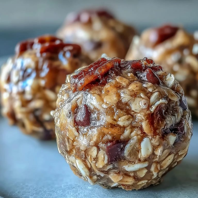 Golden Banana Chocolate Chip Energy Balls arranged on a cooling rack, perfect for a healthy on-the-go snack. 