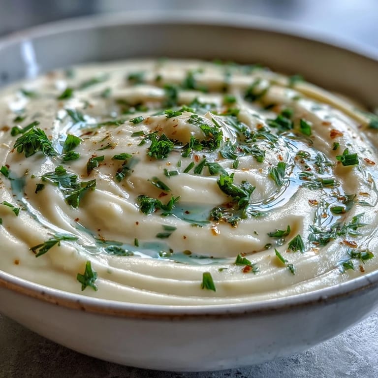 Enjoy this Creamy Celery Root Bisque served hot with crusty bread, highlighting the delicate flavor of celery root.