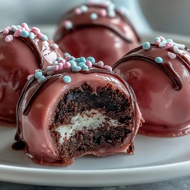 Stirring the Oreo and cream cheese mixture, ready to roll into these sweet, no-bake truffle balls.