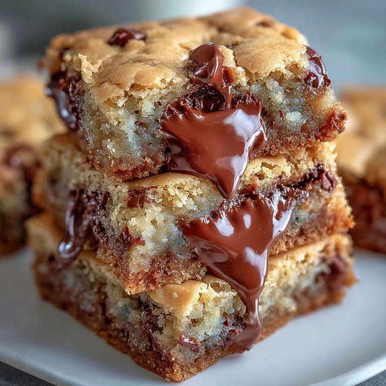 Cadbury Egg Blondies with White Chocolate Drizzle: Rich, buttery blondies packed with colorful Cadbury Mini Eggs and topped with a glossy white chocolate glaze.  