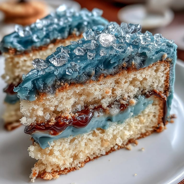 Elegant teal and gold geode slice graduation cake, a show-stopping centerpiece for any graduation party.